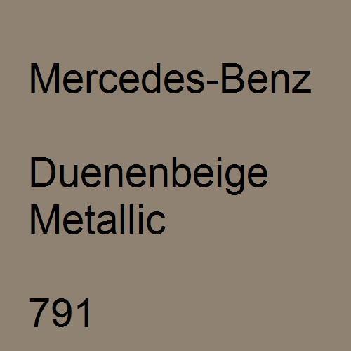 Mercedes-Benz, Duenenbeige Metallic, 791.